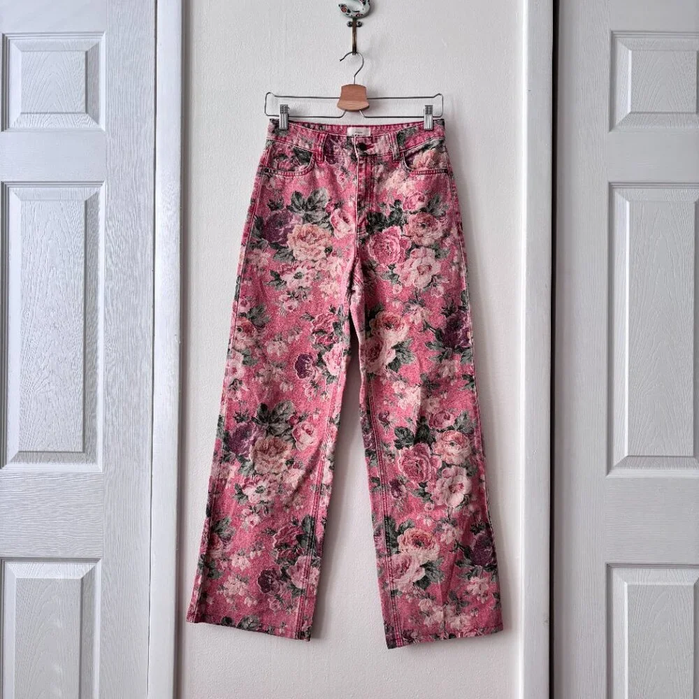 Sezane The Wide Leg Trousers in Almeria Print - Picture 5 of 11